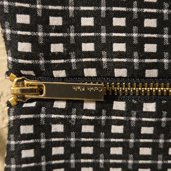 Calvin Klein Dress Black and White Print Dress Size 2 - Picture 7 of 8